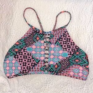 Collections by Catalina Tribal Geometric Bikini Top